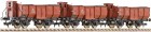 590111 Fleischmann Set of 3 gondola cars type Om Ludwigshafen